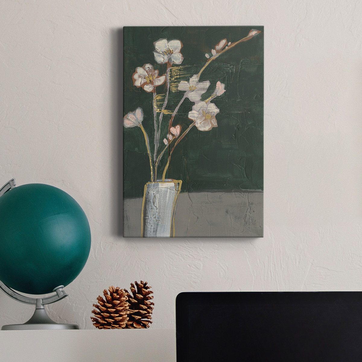 Winston Porter Textured Still Life I - Wrapped Canvas Print | Wayfair