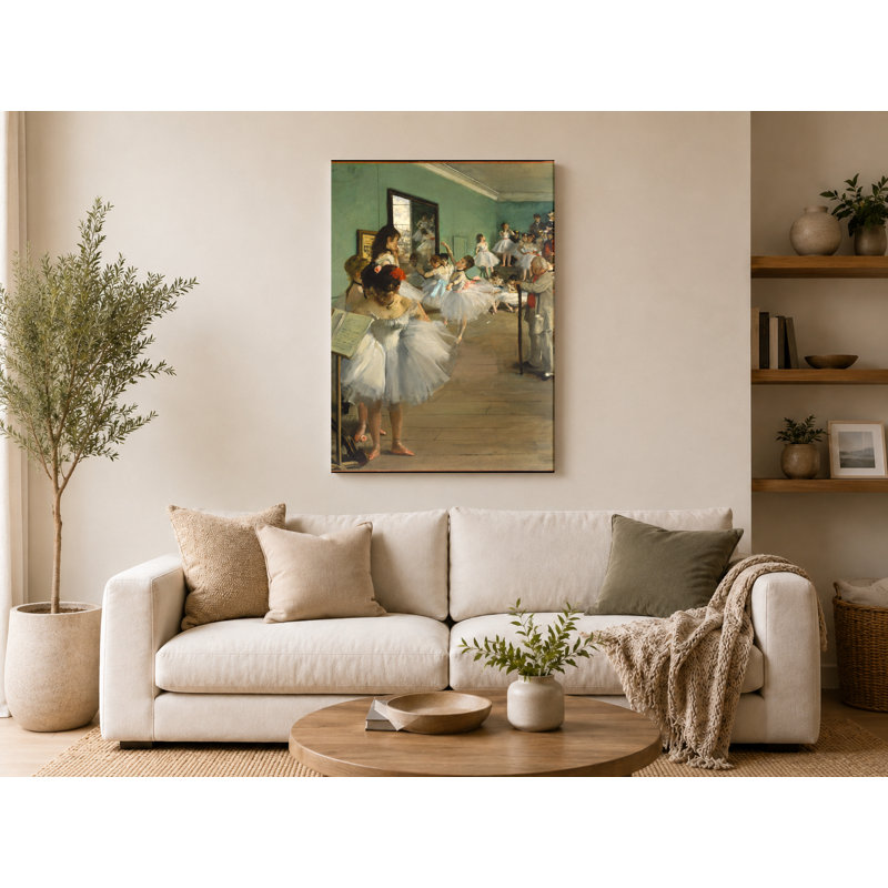 The Dance Class (1874) - Portrait, art mural sur toile, L 20 po x H 16 po