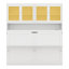 Lit escamotable simple avec armoire, lit pliant peu encombrant avec éclairage et port USB-1396207977