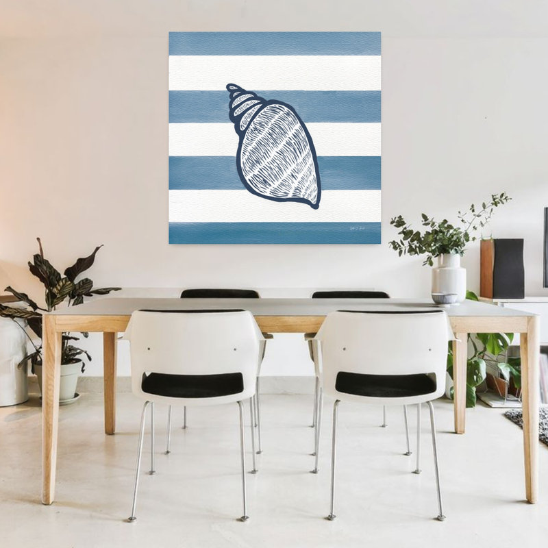 Beachcomber II, art côtier abstrait, H 36 po x l 36 po