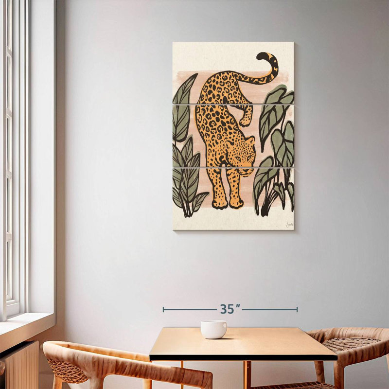 Brampt Jungle Cats I, 57" H x 36" W