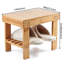 Bamboo / Rattan Accent Stool