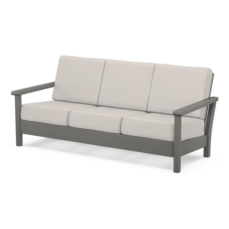 Harbour Deep Seating Sofa, Slate Gray, Cast Ash