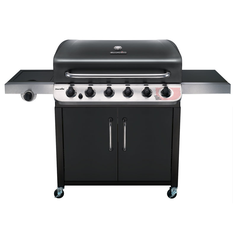 Char-Broil Convective Series 640B XL - 6 Burner Gas Barbecue Grill, Black Finish