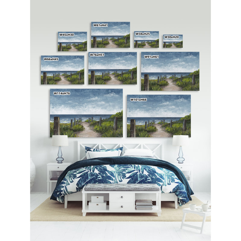 Ocean Lover 1 Piece Wrapped Canvas Painting, 20cm H x 30cm W x 3.81cm D