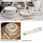 8pc Cookware Set With Handle, Cream