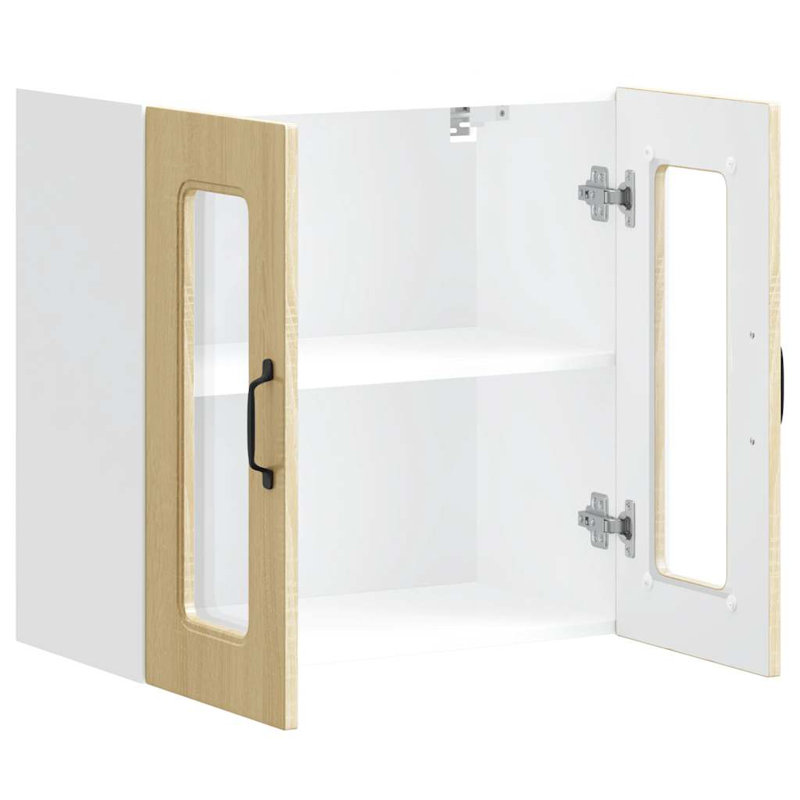 Armoire murale vidaXL, Chêne artisanal, H 23,62 po x l 23,62 po x P 12,20 po