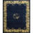 Antique 1900s Rectangle Hand Knotted Pile Wool Blue Rug