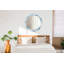 Huldar Glass Flat Wall Mirror