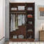 Eva High Gloss Mirrored 3 Door Wardrobe - H: 180cm x D: 47cm x W: 113cm-27474065