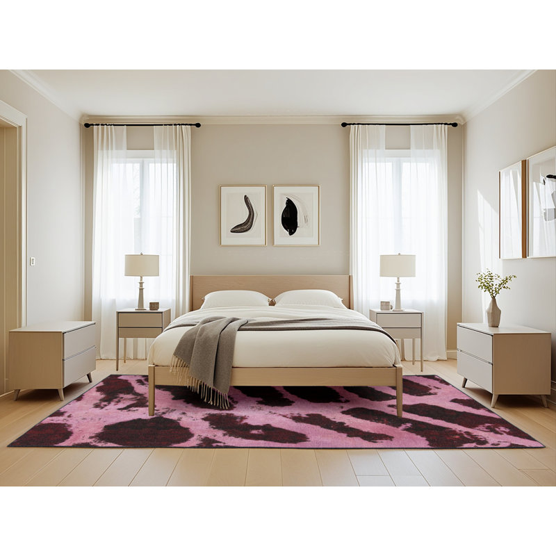 Abstract Indoor Rug, Rectangle 5' x 8'