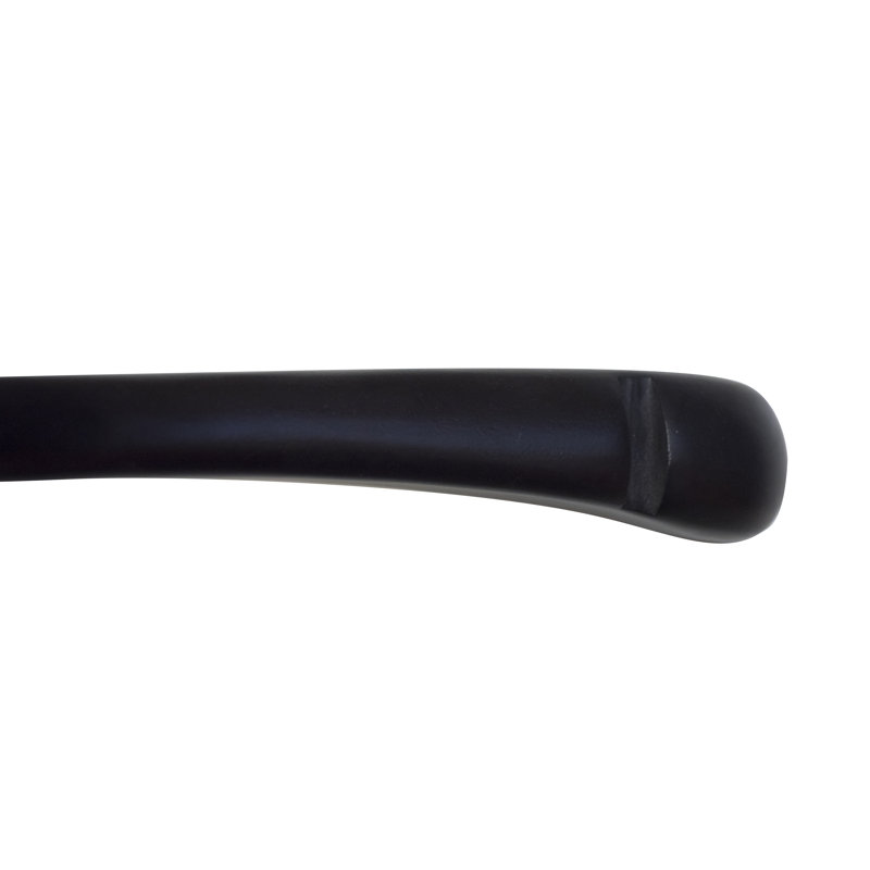 Cintre en bois concave pour veston / chandail / chandail, Noir peu brillant
