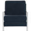 Fauteuil capitonné en lin de 30 cm de large Nyman-24685770