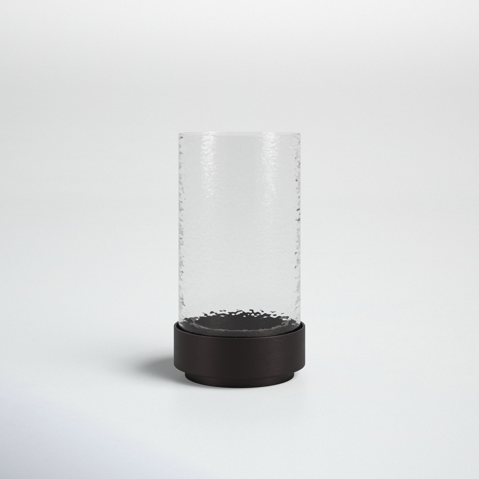 Avelar Metal Hurricane Candle Holder, 12" H x 6.75" W x 6.75" D