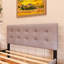 Grand lit plateforme tapissier à structure en bois avec 4 tiroirs-359332658
