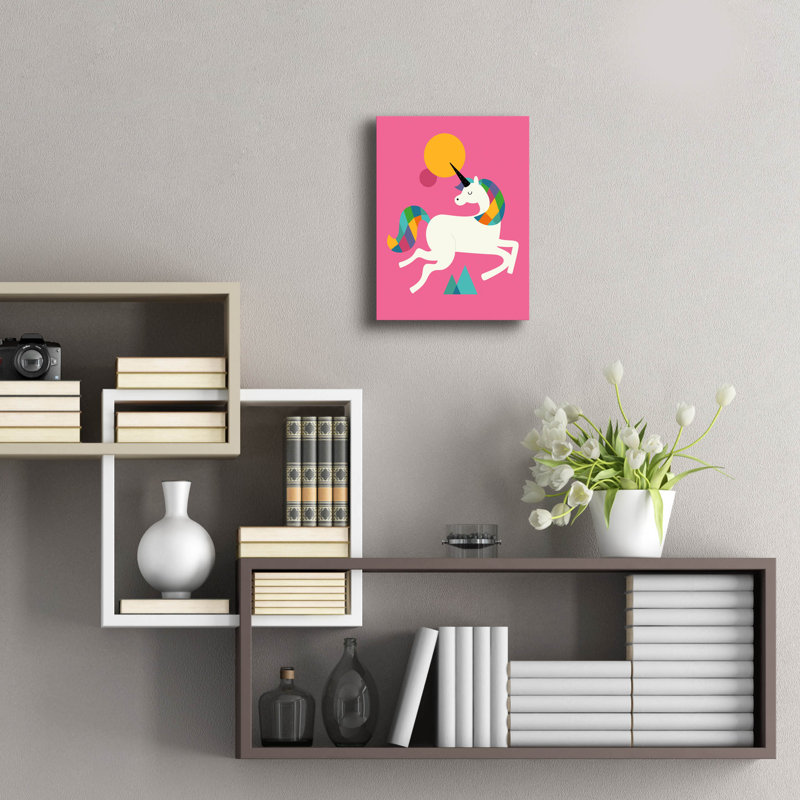 «To Be A Unicorn» par Andy Westface, H 16 po x l 12 po x P 0,13 po