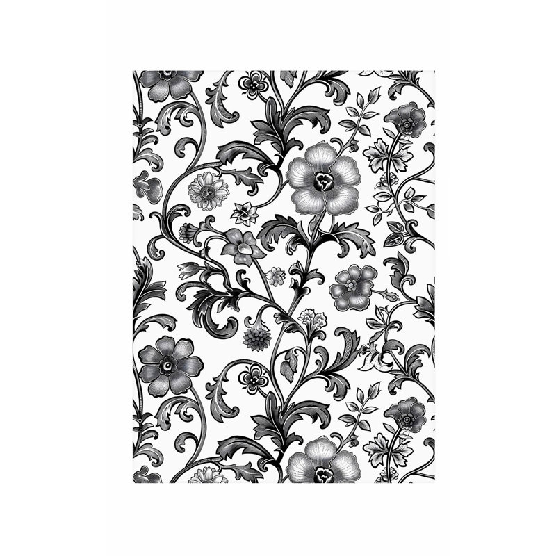 «Botanical Damask Botanical Dreams IV», reproduction d'art moderne sans cadre, H 36 po x l 24 po