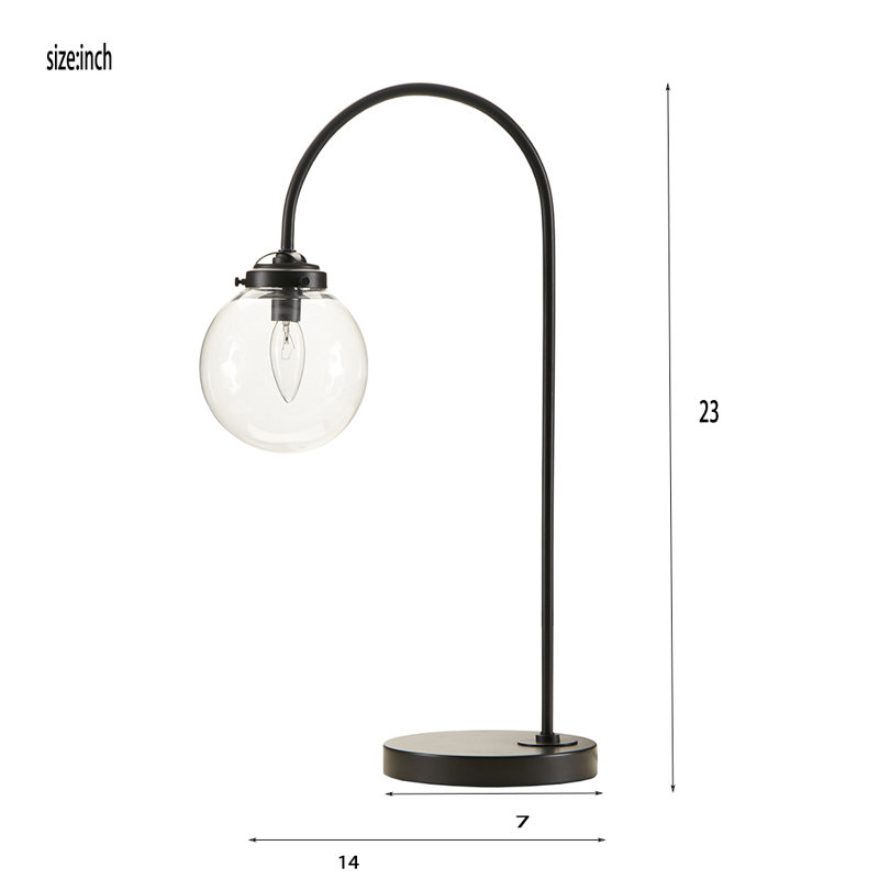 Anthi Metal Arched Lamp