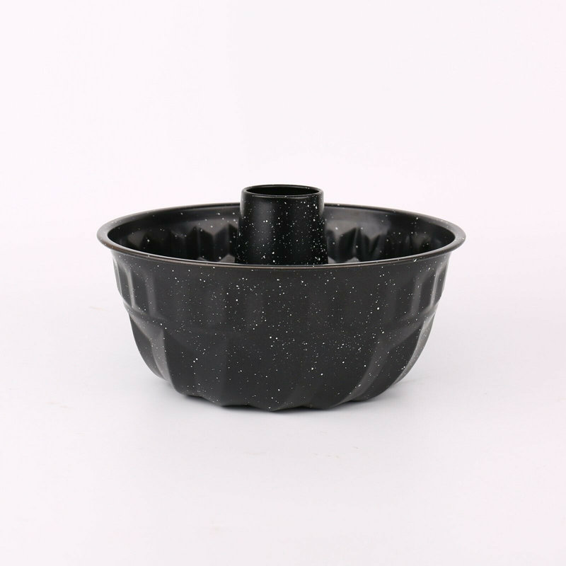 Symple Stuff Laititia Fluted Cake Pan, Black