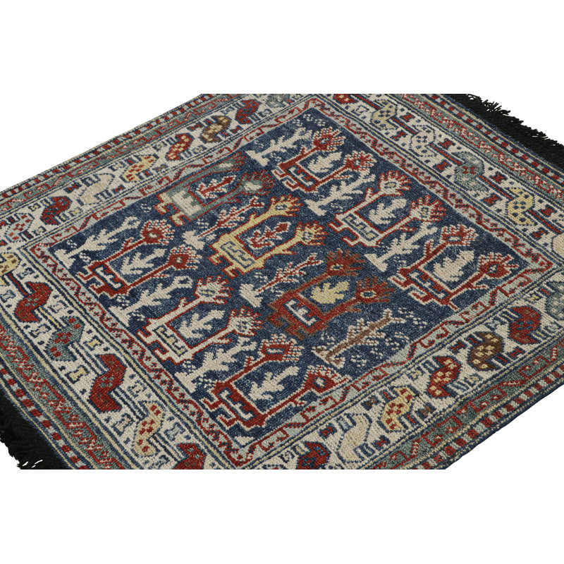 One-of-a-Kind Square 3'3" X 3'3" Area Rug, Square 3'2"
