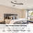 Offie 42" W LED Propeller Ceiling Fan with Remote-1997669442