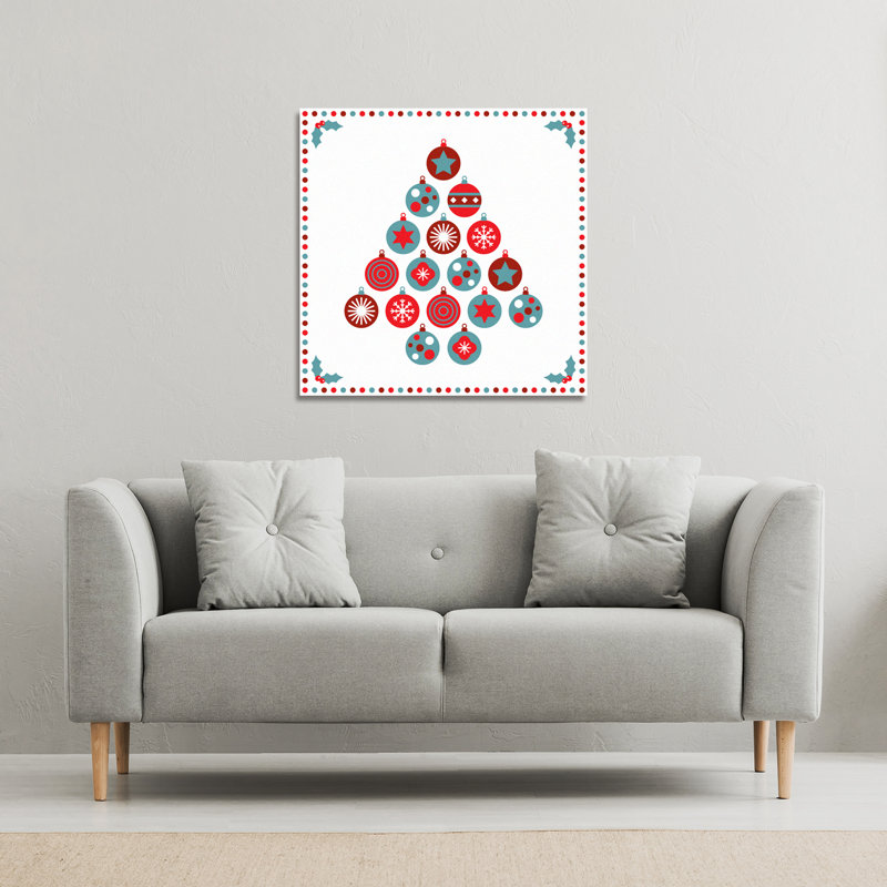 Seasonal Christmas - Wrapped Canvas Print, 46cm H x 46cm W