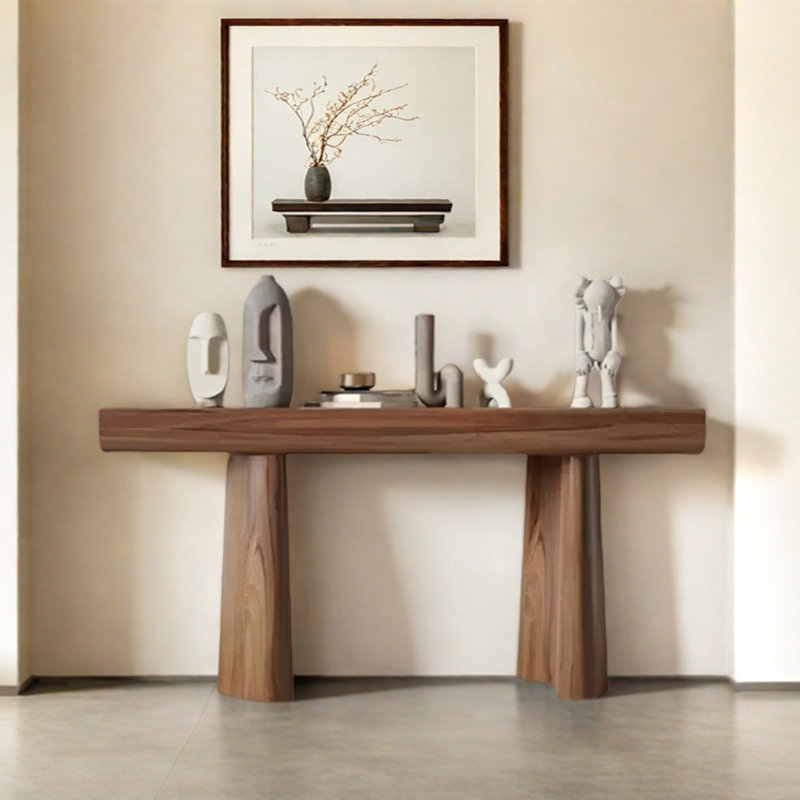 Modern Minimalist Art Console Table, 35.43" H x 70.87" W x 11.81" D