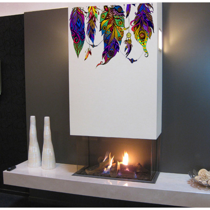 Abstract Wall Decal, 22" H x 39" W 