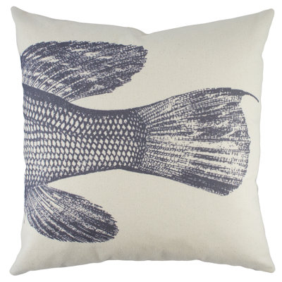 Fish Cotton Throw Pillow