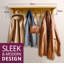Hatcher Solid Wood 6 - Hook Wall Mounted Coat Rack