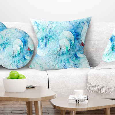 Fractal Glass Texture - Abstract Printed Pillow