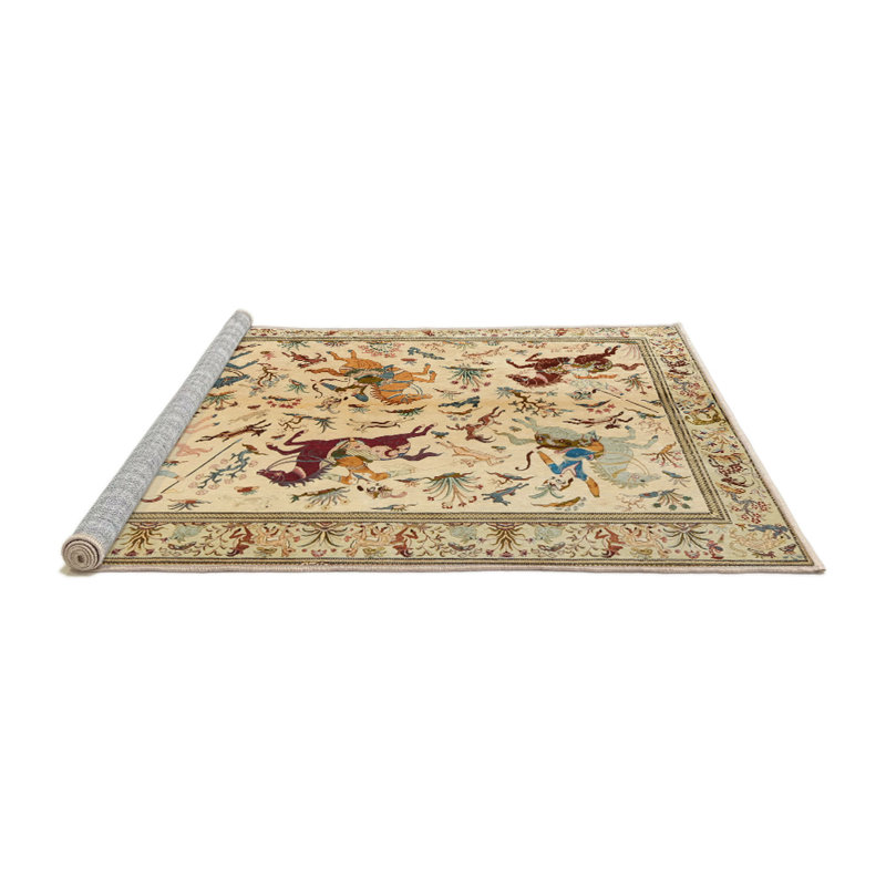 Tapis oriental tissé à la machine Caylah, Carré 3 pi