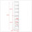 8-Tier Media Tower Rack With Adjustable Shelves, Multi-Functional Double-Decker Bookcase For Home Office, Durable And Space-Efficient Storage Solution-1439869195