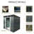 6Ft X 5Ft Outdoor Metal Storage Shed With Lockable Sliding Doors And Transparent Plate For Garden, Lawn-123794413