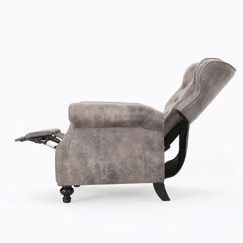 Fauteuil inclinable manuel 39,76 po Cozad, Gris brun