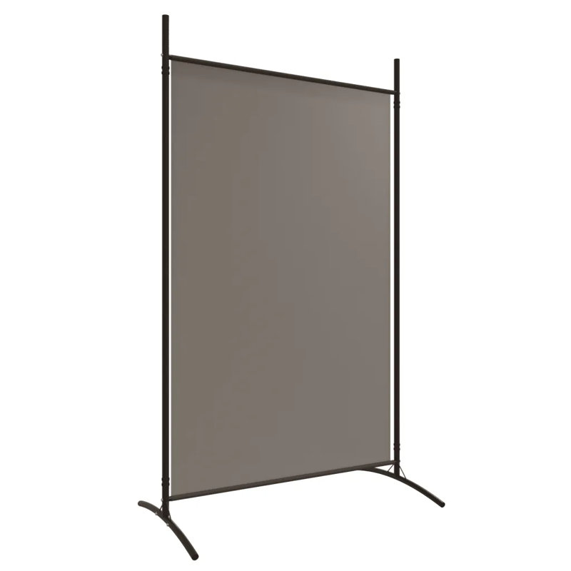 Kyen 457.2cm H Folding Room Divider, 3, 180cm H x 525cm W, Anthracite