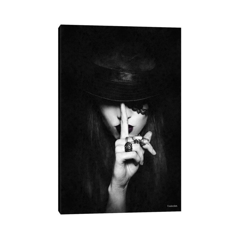 Don't Tell, H 18 po x l 12 po x 1,5 po