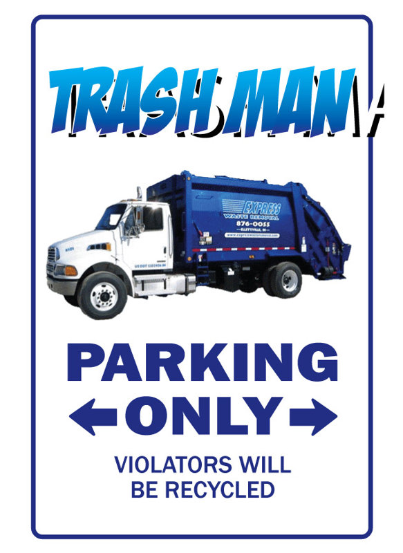 Décalcomanie murale trash Man