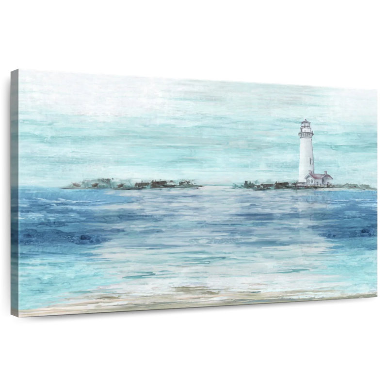 Vue du phare côtier Gillard, H 26 po x l 39 po