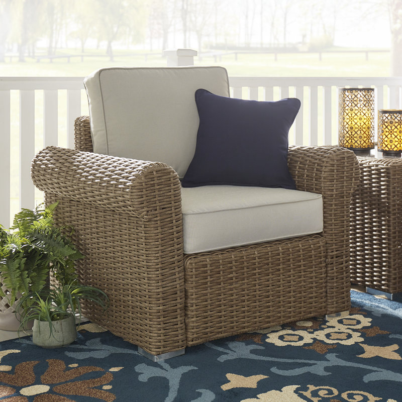Hansah Outdoor Reversible Throw Pillow, 18" H x 18" W x 6" D, Sunbrella Spectrum Cilantro