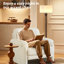 Fauteuil d'appoint surdimensionné en bois massif de 38,8 po avec design capitonné classique et dossier en chenille-1980180752
