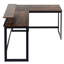 Adleigh L-Shaped Metal Base Computer Desk