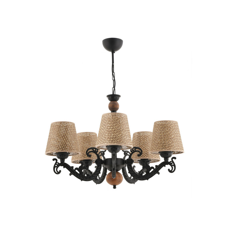 Chandelier, Naturel / noir / blanc