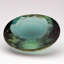 Pierre d'apatite verte certifiée 24,47 carats