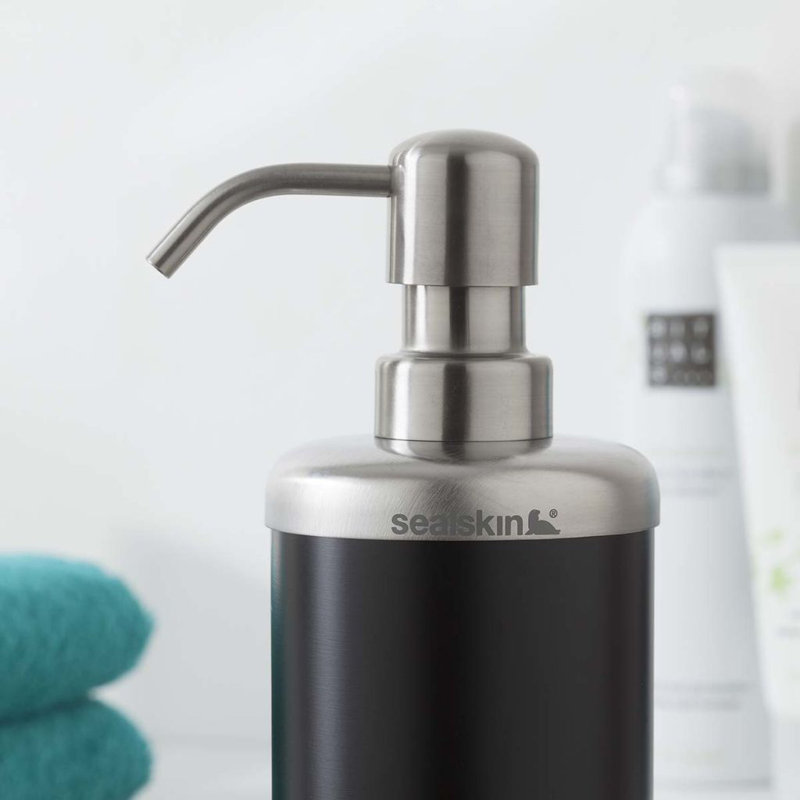 Sealskin Soap Dispenser Acero, Black/Silver