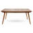 Aracely 6 - Person Acacia Solid Wood Patio Dining Set Rectangular Table