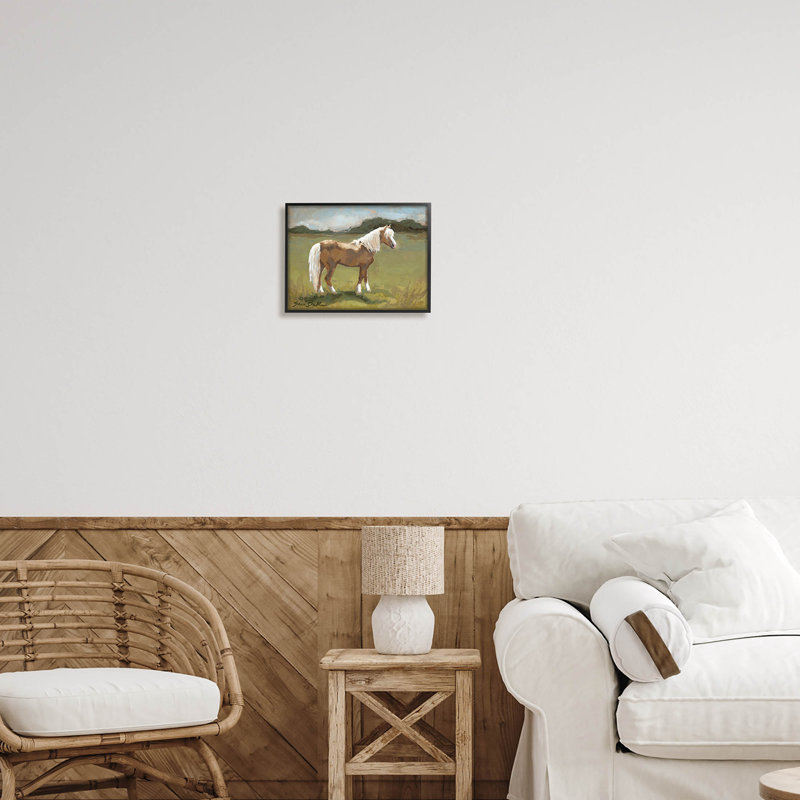 Art champêtre, art champêtre, Giclée encadrée noir minuit, H 11 po x l 14 po x P 1,5 po