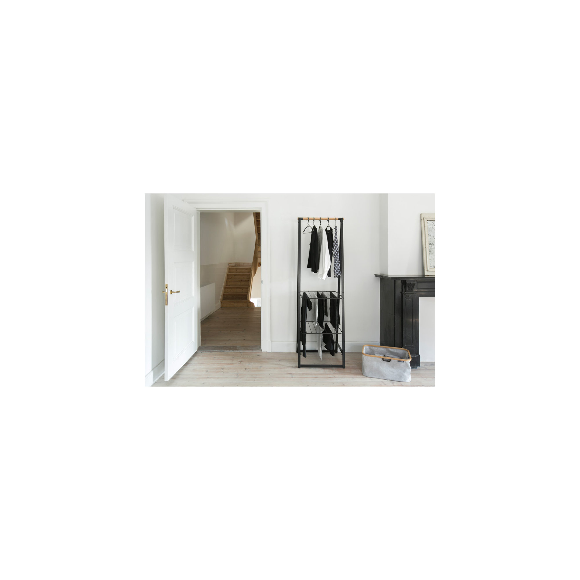 Brabantia Linn Garment Clothes Rack, Small, Black