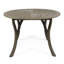 Table d'extérieur 45,96 po pour l'extérieur - bois, finition grise, élément en bois élégant 45,96 po, patio