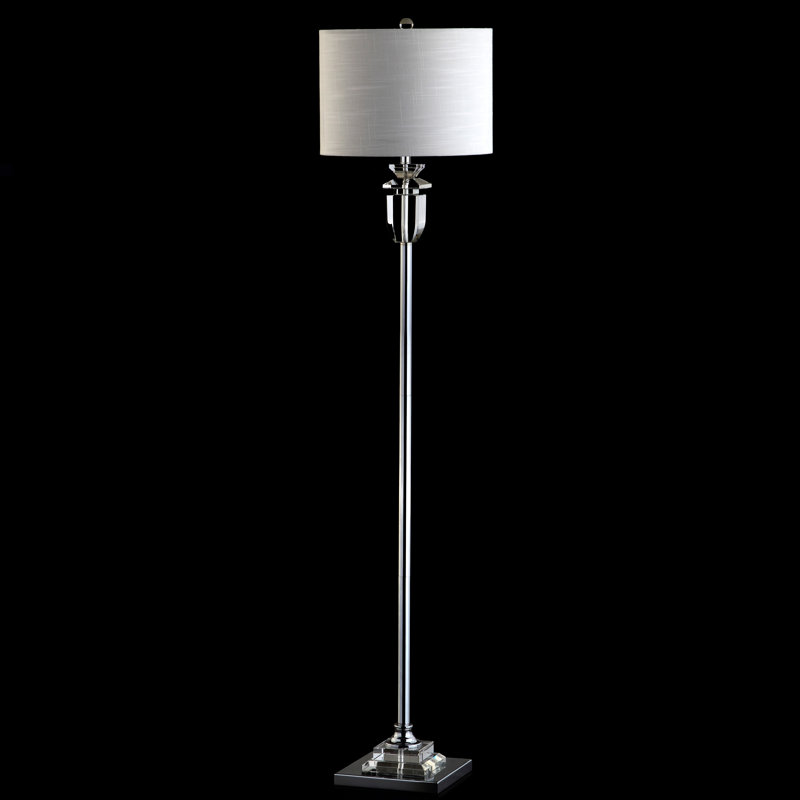 161.3cm Chrome Traditional Floor Lamp